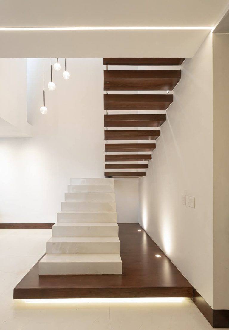 Elegant Minimalism A Modern Staircase Design