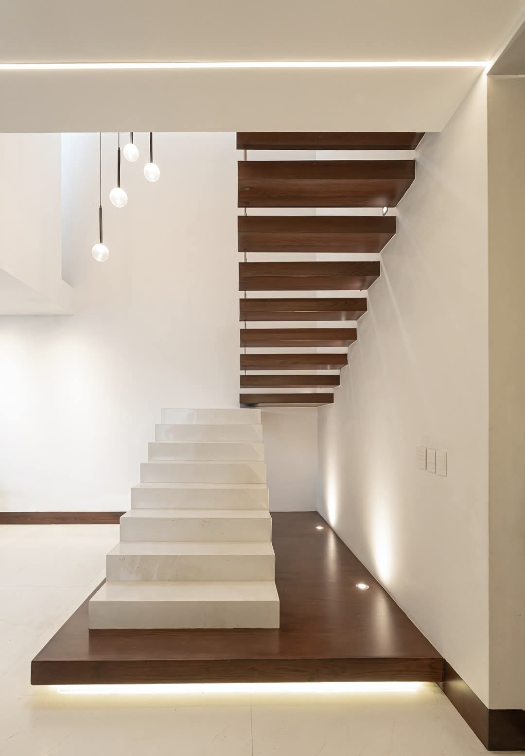 Minimalist Floating Staircase