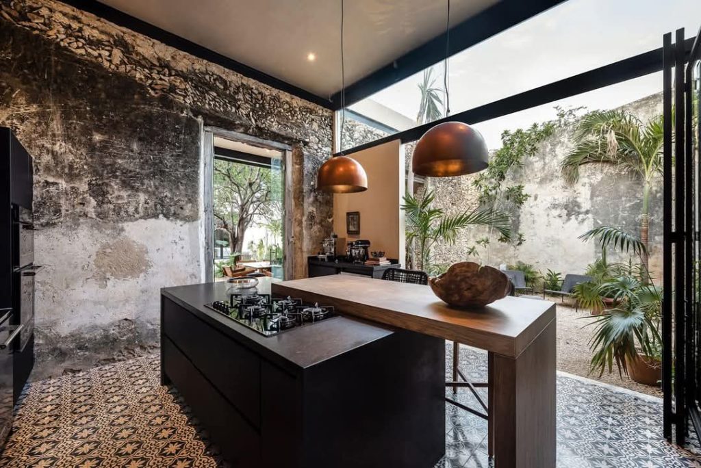 Rustic-Modern Kitchen with Indoor-Outdoor Vibes