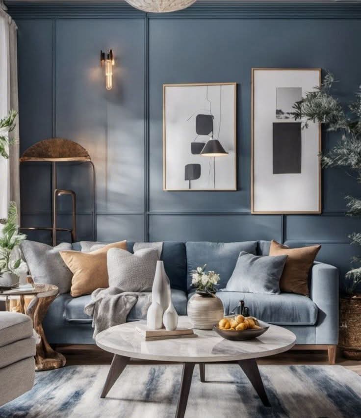 Timeless Blue and White Harmony