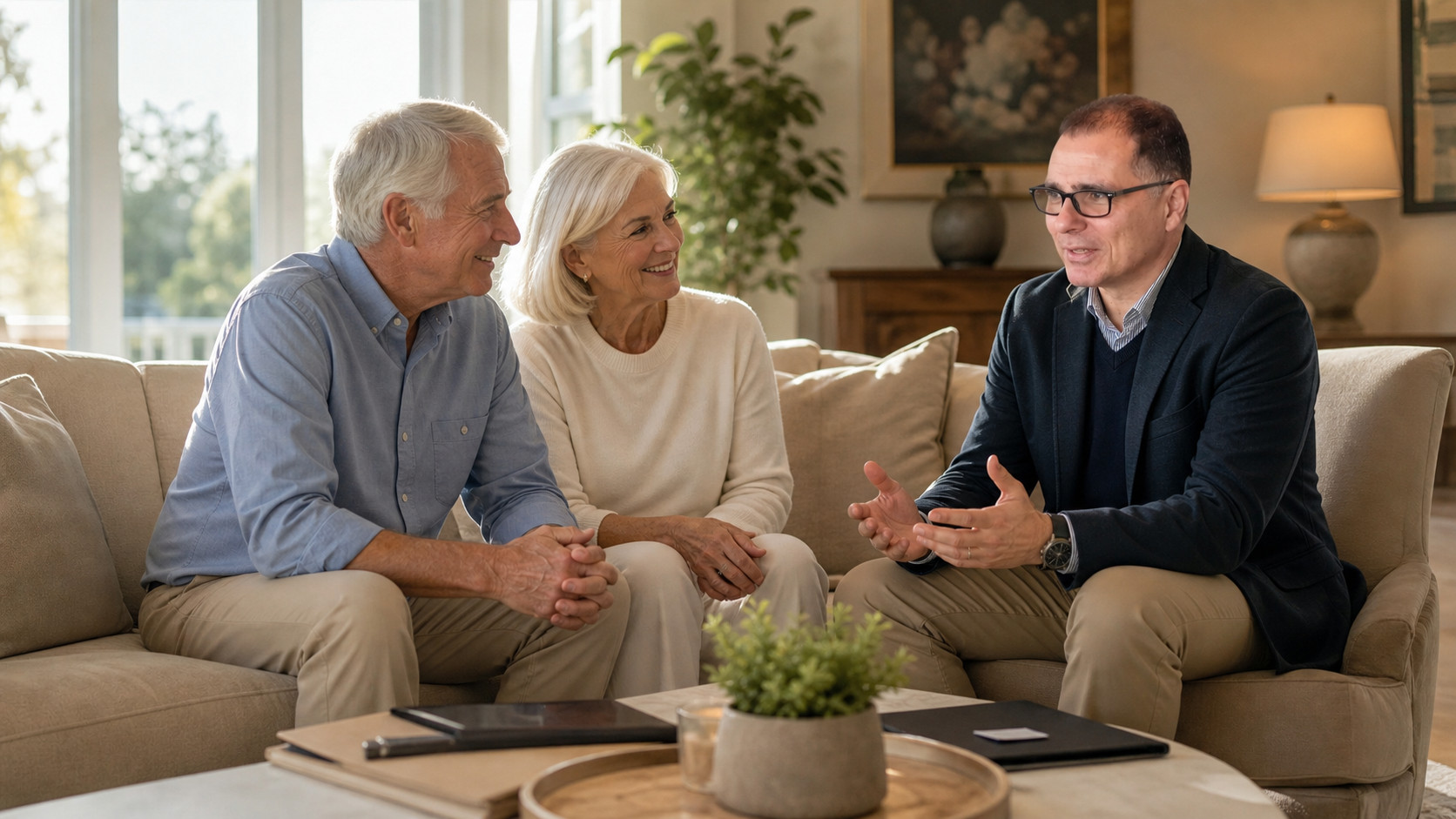 Alan Weiss with older couple